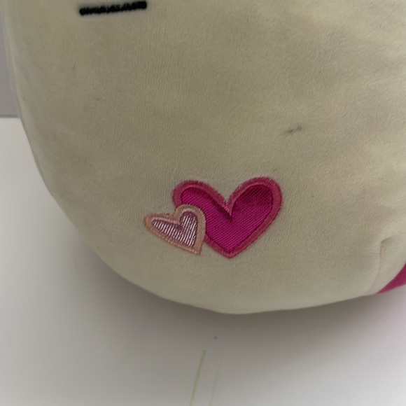 Squishmallows Roxy Pink Heart Cat Valentine Plush 10” - Picture 4 of 6